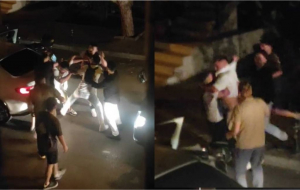 Beykoz'da yol verme kavgası! Yumruklar konuştu