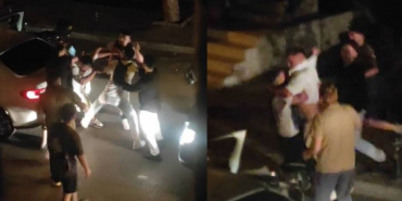 Beykoz'da yol verme kavgası! Yumruklar konuştu