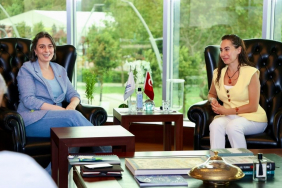 İki kadın başkan Beykoz Belediyesi'nde buluştu