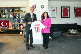 Beykoz Başkanvekili TFF Başkanıyla görüştü