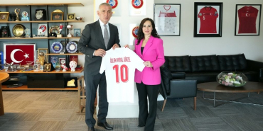Beykoz Başkanvekili TFF Başkanıyla görüştü