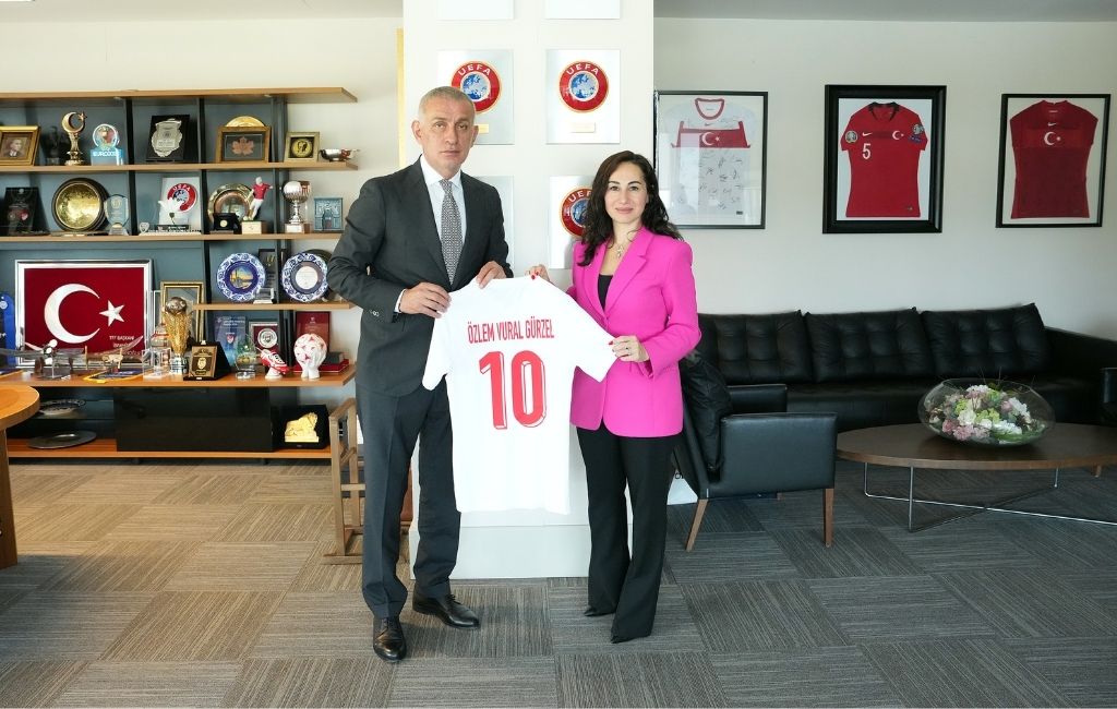 Beykoz Başkanvekili TFF Başkanıyla görüştü