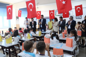 Beykoz muhtarlarından 1. sınıfların yüzünü güldürdü