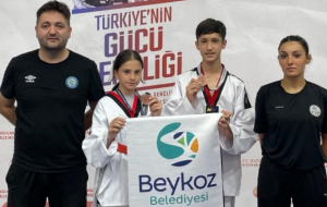 Beykoz tekvandocularından çifte madalya sevinci