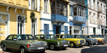 Beykoz’da klasik Mercedes rüzgarı esti!