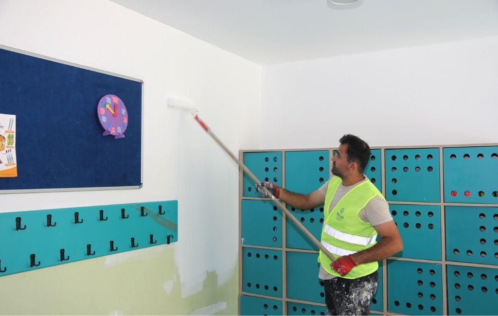 Beykoz’da okullara yenileme ve bakım çalışması