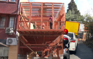 Beykoz’da tarihi yapı inşaatı krize neden oldu!