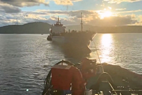 Rusya’ya giden gemi Beykoz’da arızalandı!