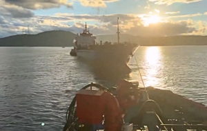 Rusya’ya giden gemi Beykoz’da arızalandı!