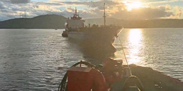 Rusya’ya giden gemi Beykoz’da arızalandı!