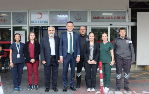 Beykoz Kaymakamı'ndan Devlet Hastanesi'ne ziyaret