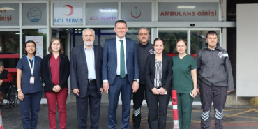 Beykoz Kaymakamı'ndan Devlet Hastanesi'ne ziyaret