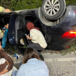 Beykoz'da feci kaza! Aracını bırakıp kaçtı