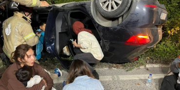 Beykoz'da feci kaza! Aracını bırakıp kaçtı
