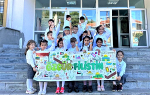 Beykoz’da öğrenciler Filistin için tek yürek oldu! (3)