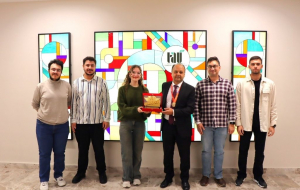 Beykoz’un TEKNOFEST birincileri rektörle buluştu