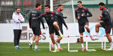 A Millî Takım Bulgaristan maçına Riva'da hazırlanıyor