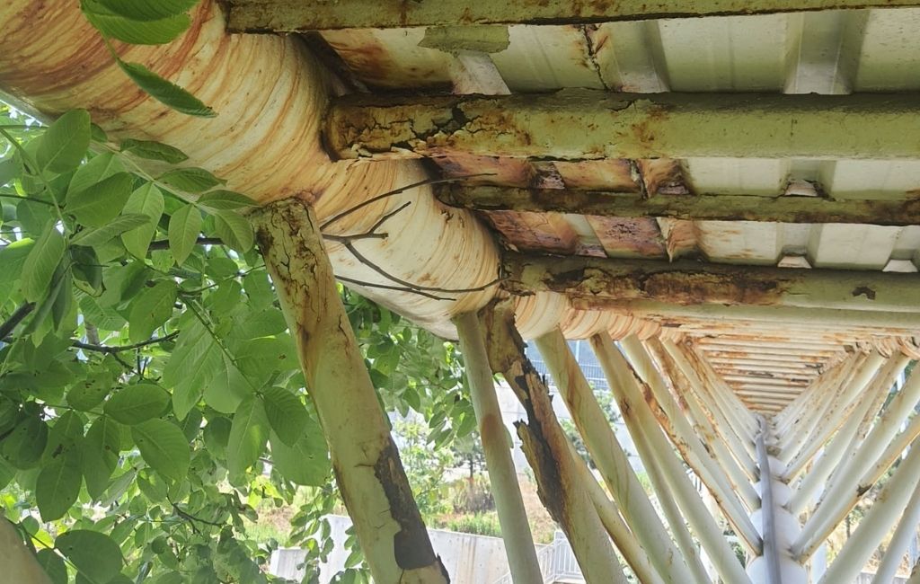 Beykoz Acrloft üst geçidi çürümeye terk edildi!