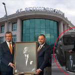 Beykoz Belediyesi’nden çalındığı iddia edilen portreyi hediye etti! (2)