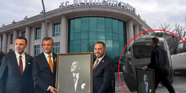 Beykoz Belediyesi’nden çalındığı iddia edilen portreyi hediye etti! (2)