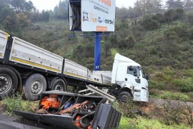 Beykoz’da sağanak yağış kazayı getirdi!