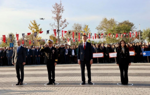 Gazi Mustafa Kemal Atatürk saygıyla anıldı