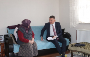 Beykoz Kaymakamı Ürkmezer hanelere misafir oluyor