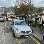 Beykoz’da duraklara park edenler cezayı yedi!