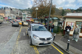 Beykoz’da duraklara park edenler cezayı yedi!