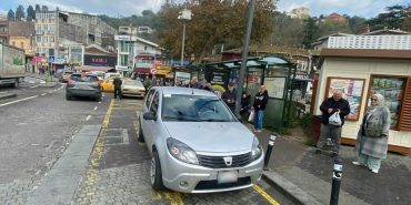 Beykoz’da duraklara park edenler cezayı yedi!