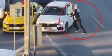 Beykoz'da yol verme kavgası! Aracından inen cezayı yedi
