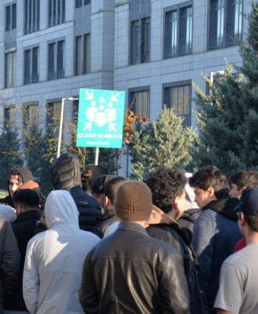 Beykoz’un devlet üniversitesinde yangın tatbikatı (1)