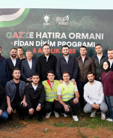Gazze’ye umut fideleri Beykoz’da yeşerecek