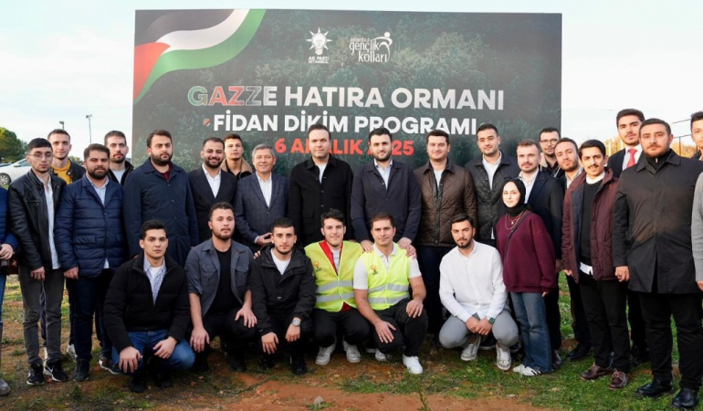 Gazze’ye umut fideleri Beykoz’da yeşerecek