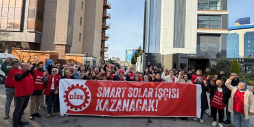 Smart Solar işçileri Beykoz’da eylemde!