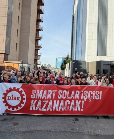 Smart Solar işçileri Beykoz’da eylemde!