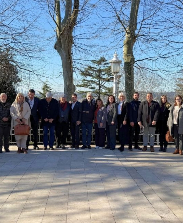 Beykoz muhtarları 10 Ocak'ta gazetecileri unutmadı