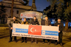 TÜGVA Beykoz’dan hain bayrak saldırısına anlamlı tepki!