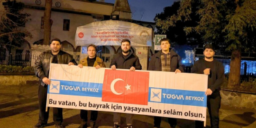 TÜGVA Beykoz’dan hain bayrak saldırısına anlamlı tepki!