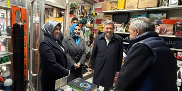 AK Parti Beykoz teşkilatı Çiftlik’te sahaya çıktı