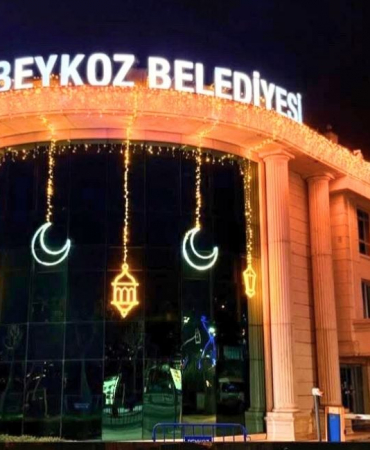 Beykoz Belediyesi Ramazan için süslendi
