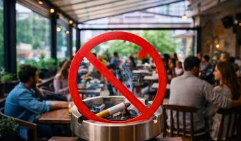 Beykoz’da sigara yasağına uymayanlar yandı!