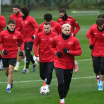 A Milli Takım Kosova maçına Riva'da çalıştı (1)