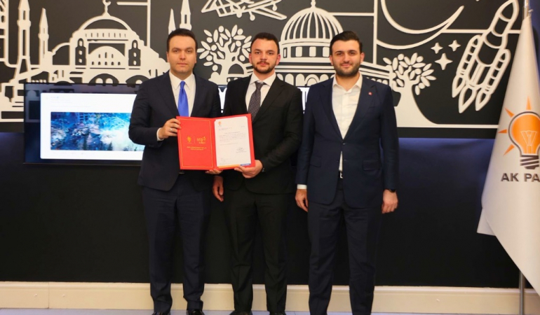 AK Parti Beykoz Gençlik Kolları Başkanı atandı