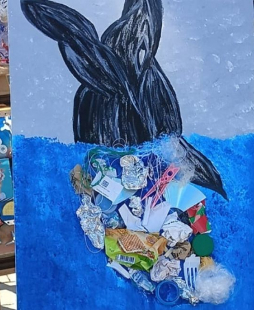 Beykoz Kanlıca'da atıklar sanata dönüştü! (6)