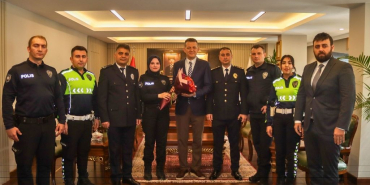 Beykoz emniyet teşkilatından Kaymakam'a ziyaret