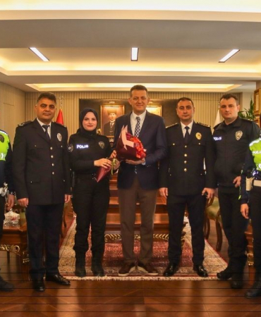 Beykoz emniyet teşkilatından Kaymakam'a ziyaret