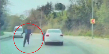 Beykoz trafiğinde kavga hamlesi pahalıya patladı! (1)