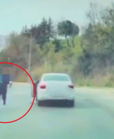 Beykoz trafiğinde kavga hamlesi pahalıya patladı! (1)