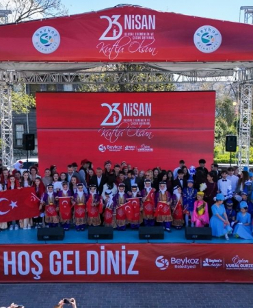 Beykoz’da çocuklar 23 Nisan'ın tadını doyasıya çıkardı